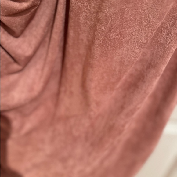 Fashion Nova Dusty Rose Suede Dress - Picture 2 of 3